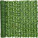 DearHouse Artificial Ivy Privacy Fence, 197x78.7inch Artificial Hedges Fence and Faux Ivy Leaf Decoration for Outdoor Decor, Home, Garden Decor
