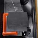 Qualirey 6 Pack Rat Bait Stations with 6 Keys Reusable Heavy Duty for Rodents Outdoor Mouse Poison Holder Large Station Traps for Mice Pests, Bait Not Included(Black)