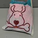 CuteBone Washable Dog Diapers Female No Tail Hole 3 Pack Reusable Doggie Period Training Pants Valentines for Docked-Tail Frenchie French Bulldog Boston Terrier Without Tail WWD20L