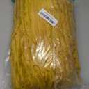 DISSA Fleece Blanket Throw Size  51x63, Yellow Soft, Plush, Fluffy, Fuzzy, Warm, Cozy Perfect for Couch, Bed, Sofa - with Pompom Fringe Flannel