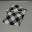 Waterproof Plaid Tablecloth Fabric - Round 50 Inch Classic Gingham Checker Table Cloth for Indoor/Outdoor Use - Buffalo Table Cover for Picnics, BBQs, and Parties