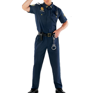 Morph Police Costume Mens Cop Costume Police Uniform Mens Cop Outfit Adult Halloween Large