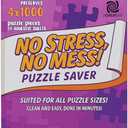AGREATLIFE 24 Adhesive Puzzle Saver Sheets - Preserve 4 x 1000 Pieces Jigsaw Puzzles - No Stress No Mess - Puzzle Glue Sheets Peel and Stick (24 Sheets with 8 Adhesive Hangers)