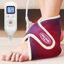 CAMECO Electric Heating Pad for Achilles Tendinitis, Plantar Fasciitis - Auto Shut Off, Adjustable 86F-158F for Pain Relief (For Ankle)