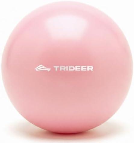 Trideer 9-Inch Pilates Ball, Small Exercise Ball for Yoga, Core Training, Physical Therapy, Balance, Stability and Stretching Pilates Equipment with Inflation Straw