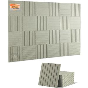 Large Felt Bulletin Board 24 Pack Tiles 48x71in Alternative to Cork Board