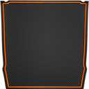 Auovo Dashboard Mats for Subaru Forester Accessories 2019-2024/ Crosstrek 2018-2023 / Impreza 2018-2023 Car Interior Silicone Material Dash Pad Liner (Upgrade,1 pcs Orange Trim Dashboard Mat)