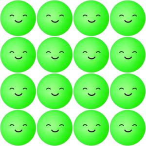 Soulchen 36 Pcs Glow in The Dark Table Tennis Balls 40mm Lighted Table Tennis Ball Luminous Green Neon Ball for Outdoor Practice Night Party Decor Sports Activities Party Favor Goodie Bag Gift
