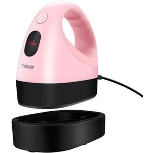 Calogy Mini Heat Press, Heat Transfer Machine, Constant Temp Control, Insulated Safety Base, Fits for Crafts, T-Shirt, Hat, Cap, Pillows (Cherry Pink)
