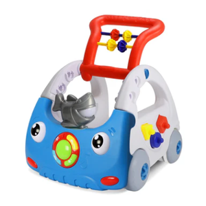 Sit-to-Stand Baby Walker, Blue