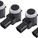 JDMSPEED Set of 4 Pcs Rear Bumper Backup Parking Sensor w/O-Ring Replacement for Chevrolet Cadillac GMC Chevy Saturn Buick Replaces 25961317 15239247 25961321 21995586 25962147 Parking Assist Sensors