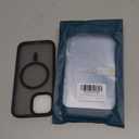 CACOE Magnetic Case for iPhone 15 2023 6.1 inch-Compatible with MagSafe & Magnetic Car Phone Mount,Anti-Fingerprint TPU Thin Phone Cases Cover Protective Shockproof (Matte Black)