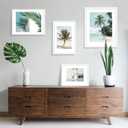 13x19 Picture Frame Set of 5, White Poster Frame, Display Pictures 11 x 17 with Mat or 13 x 19 Without Mat for Horizontal or Vertical Wall Mounting, Wall Gallery Frame