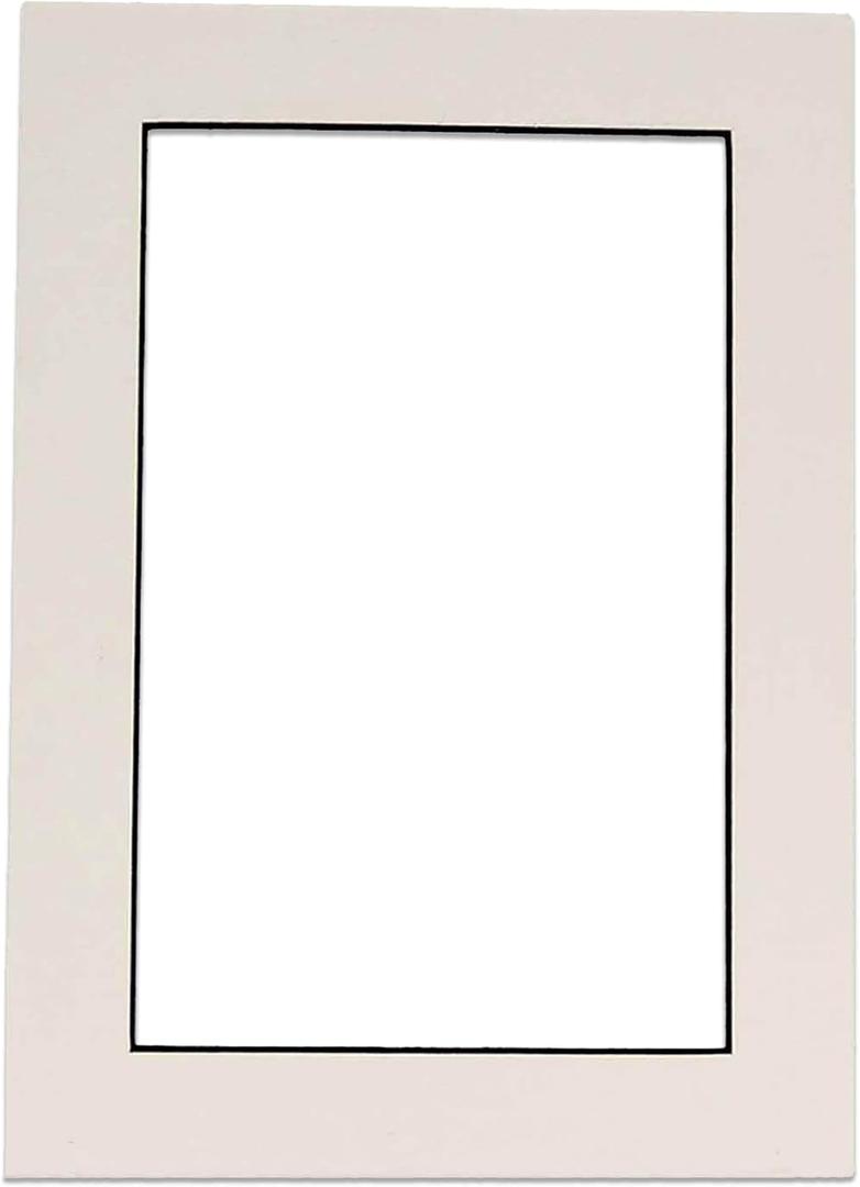 Poster Palooza 16x20 Mat for 11x14 Photos - White Bevel Cut Matboard with Black Core - for Pictures, Photos, Framing - 4-ply Thickness