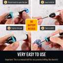 Micro Drill Bits Set with Pin Vise | Small Hand Drill - Pin Vise Hand Drill Manual, PCB Mini Bits for Resin Beads Polymer Clay | DYI Jewelry Making, set