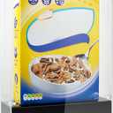 Cereal Box Display Case, 10.6 x 4 x 13.7 Clear Acrylic Display Box Memorabilia Display Case & Storage Sports