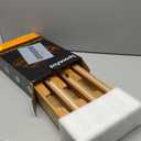 SpaceAid WrapNeat 3 in 1 Wrap Organizer with Cutter and Labels, Plastic Wrap, Aluminum Foil and Wax Bamboo Dispenser for Kitchen Storage Organization Holder for 12" Roll (Natural) (3-Slot, 3"Tall)