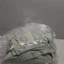 Premium Staple Cotton Bathroom Towel Set - Sage Green 600 GSM 6-Piece Luxury Bath Towel Set 1 Stripe - 2 Bath Towels, 2 Hand Towels & 2 Washclothes Set - High Absorbent & Quick Dry for Gym, Spa, Hotel