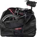CamGo 20 Inch Folding Bike Bag - Waterproof Bicycle Travel Case Outdoors Bike Transport Bag for Cars Train Air Travel (Black, 20 inch)