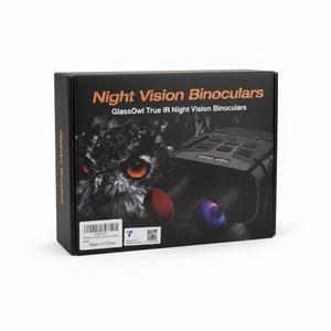 Night Vision Binoculars Glassowl True IR 3MP 1080p Image 4x Digital Zoom