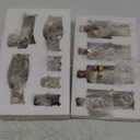 Artisan Flair Nativity Christmas Set Manger Scene - 10pcs Hand-Painted Nativity Figurines - Indoor Home Decor, Resin, 4.5 Inch Tall, White (Brown)