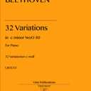 32 Variations: in c minor (Paperback)