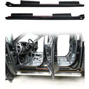 Mountainpeak 2pcs Trail Armor Rocker Panel Cover Fit for 2014-2018 Chevy Silverado & GMC Sierra 1500 Crew Cab 4 Door Rust Side Body Panel