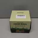 AYOTEE Compostable Trash Bags 8 Gallon Trash Bags with Handle, 30 Liter, 80 Count Biodegradable Compost Bag 8 Gallon Medium TrashBags, Unscented Medium Compostable Bag for Bathroom Kitchen Home