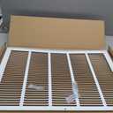 Howeall 25"W x 16"H [Duct Opening Size] Steel Return Air Grille, Air Return Vent Cover for Ceiling and Sidewall - HVAC Air Vent Covers - [Outer Dimensions: 26.75"W x 17.75"H]