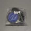 COOYOO 2 Pack Dog Leash 5 FT Heavy Duty - Comfortable Padded Handle - Reflective Dog Leash for Dogs with Collapsible Pet Bowl (Set 2-Black+Blue)