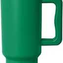 Simple Modern 40 oz Trek Tumbler with Handle and Lid | Cup Holder Friendly Insulated Stainless Steel Travel Mug | Kelly Green