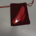 MAORULU Medium Cute Acetate Hair Claw Clip for Women Girls, 3 Inch Cherry Red Claw Clips for Thin & Medium Thick Hair, Durable French Banana Clip with Gift Box, Celluloid Accessories