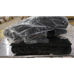 2 Cushions, Color Black, Length:28 Inches, Width: 35 Inches, Height: 7 Inches