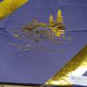 Farmhouse Oak 12" Lazy Susan Turntable Organizer for Cabinet, Round Wooden Lazy Susan Organization and Storage for Dining Table, Pantry, Kitchen, Countertop, Cupboard,Home Decor, Walnut Wood