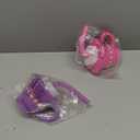 Fun Express Tea Party Cups Set of 12 with Lids and Straws - Pink & Purple Plastic Tea Cups for Kids Party Decorations | 8oz Disposable Party Favor Cups for Princess Birthday Parties & Events