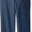 Calvin Klein Boys' Flat-Front Suit Dress Pant, Straight Leg Fit & Hemmed Bottom, Belt Loops & Functional Front Pockets (Blue,12)