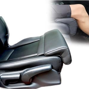 Car Leg Extender Leg Support Cushion for Car Driver Seat Office Chair, Universal Car Seat Extender Pad Leg Support Pillow for Cars Buses Trains Office Home (Black)