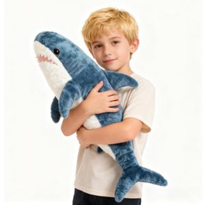 Djungelskog Giant Stuffed Animal, Shark Plush, Shark Stuffed Animal, Shark Pillow for Home Room Dcor- Ideal Gift for Kid Boy, Girl & Girlfriend (60cm/24inch)
