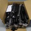 Goovilla Room Divider for Room Separation, Tension Curtain Rods No Drilling, 4-10ft(H) 28-171inch(W) Adjustable Temporary Privacy Wall Divider, Heavy Duty Freestanding Space Partition Separator, Black