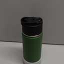 koodee Water Bottle-16 oz Stainless Steel Double Wall Vacuum Insulated Sports Water Bottle with Straw for Girls and Boy (Grass Green)