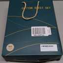 LBRO2M 1000 Thread Count 100% Egyptian Cotton Sheets Set,King Size Bed Sheet 4 Piece Sets,Long Staple,16 Inches Deep Pocket,All Season,Bedding Super Soft Comforterble Breathable,Sateen Weave, Grey, King 16" Depth