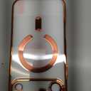 For iPhone 17 Pro Max Case with 1X Screen Protector, [Compatible with MagSafe] [Integrated Camera Protection], Non Yellowing Slim Cute Women Girly Cover for iPhone 17 Pro Max, Cosmic Orange