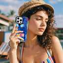 for iPhone 13 Pro Case Travel Adventure Collage Pattern Military Grade Drop Protection Voyage Slim TPU Cover with Camera Protection for Women Girls Men Boys Travel Lovers (BlueRome)