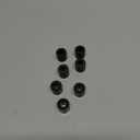 PATIKIL M8 Aluminum Spacer, 7 Pcs Metal Spacers Aluminum 8.2mm ID x 16mm OD x 16mm L Aluminum Spacer Screw Standoff Round for 1/3in or M8 Screw Bolts, Black