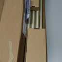 TONIAL Curtain Rods for Windows 20 to 53 Inch(1.6 to 4.4 ft), Telescoping Splicing 3/4 Single Rods 32 to 58 Inch(2.6-4.8ft), Decorative Rod with Acrylic Diamond Finial, Champagne Gold