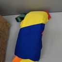 Herding Ball for Dogs, 22'' Dog Traing Balls with Straps for Australian Shepherd, Border Collie, Cattle Dog, Large Breed Outdoor Play (Multicolor)