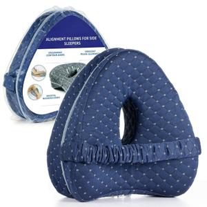Alignment Pillows for Side Sleepers, Side Sleeper Leg Support,Hip Alignment Pillow for Legs/Hips/Buttocks/Back (Gray)