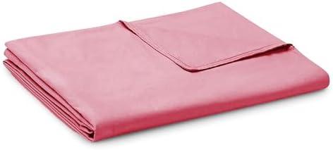 YnM Cotton Duvet Cover for Weighted Blankets (Bradied Apricot, 48''x72'')