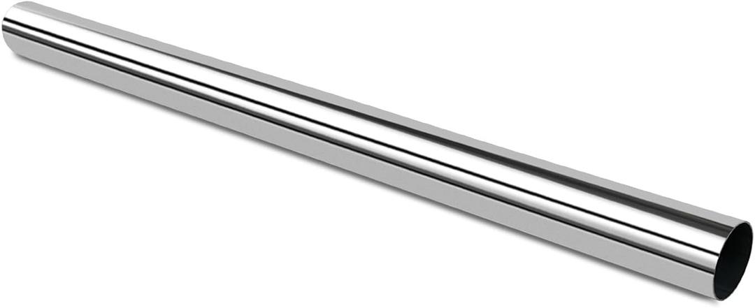 GeilSpace 2.5 Inch Exhaust Pipe, 304 Stainless Steel Tube, 36 Inch Length, Straight Pipe, DIY Industrial Pipes (2.5"OD-36"-1PC)
