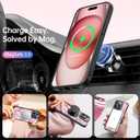 FUNMIKO Cute iPhone 13 Pro Phone Case Wireless Charging & Military-Grade Protection - Trendy Wildflower Design for Women Girls, Matte Cover with Shockproof Corners - Pink Flowers & Dragonflies